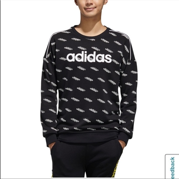 Adidas Crew Neck Long Sleeves Sweatshirt - Picture 4 of 5